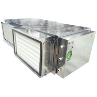 Приточно-вытяжная вентиляционная установка Globalvent iСLIMATE-050+ W Модель L / R с водяным калорифером