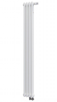 Стальной трубчатый радиатор 2-колончатый Zehnder Charleston Completto 2180/04/V001/RAL 9016