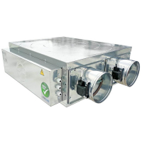 Приточно-вытяжная вентиляционная установка Globalvent iСLIMATE-038+ W Модель L / R с водяным калорифером