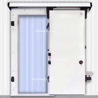 Дверной блок для холодильной камеры Профхолод откатная дверь 2400x2600 (80мм) 