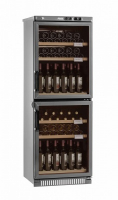 Отдельностоящий винный шкаф 51-100 бутылок Pozis ШВ-78 серибристый 