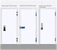 Дверной блок для холодильной камеры Профхолод распашная одностворчатая дверь 1200x2100 (80мм) 